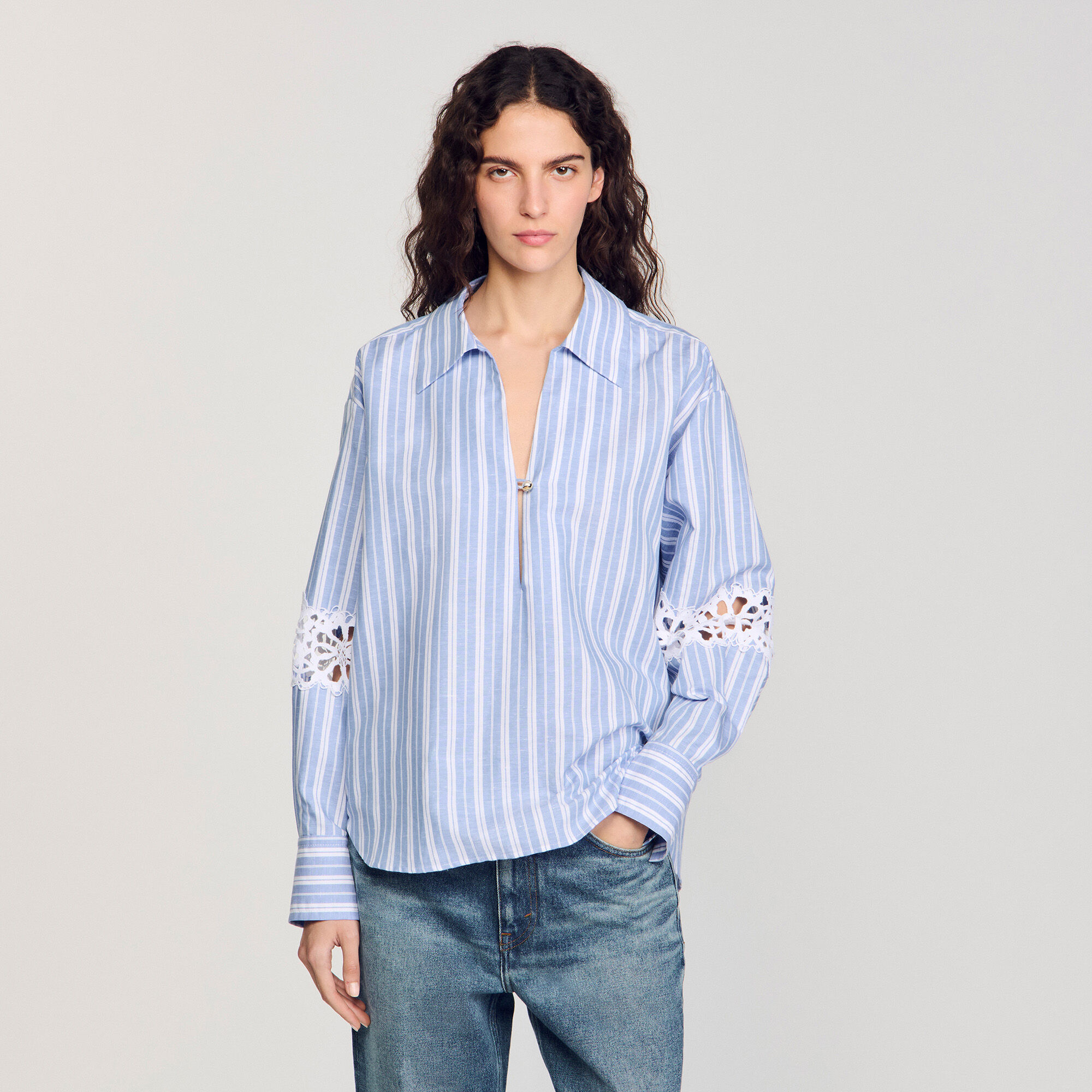 Camicia a righe