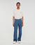 Jeans baggy a motivo corda