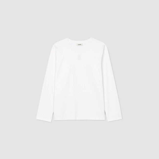 T-shirt con ricamo