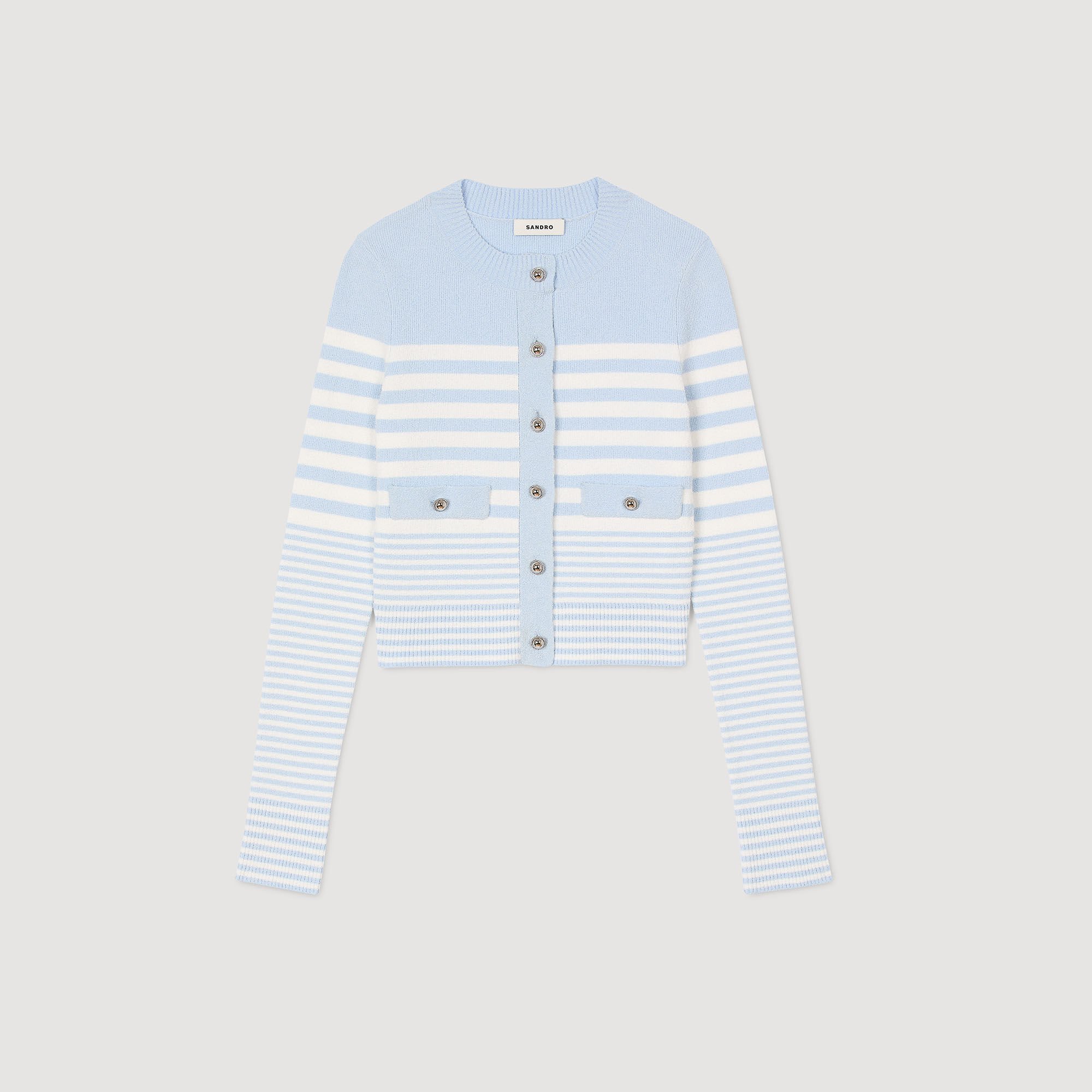 Cardigan a righe