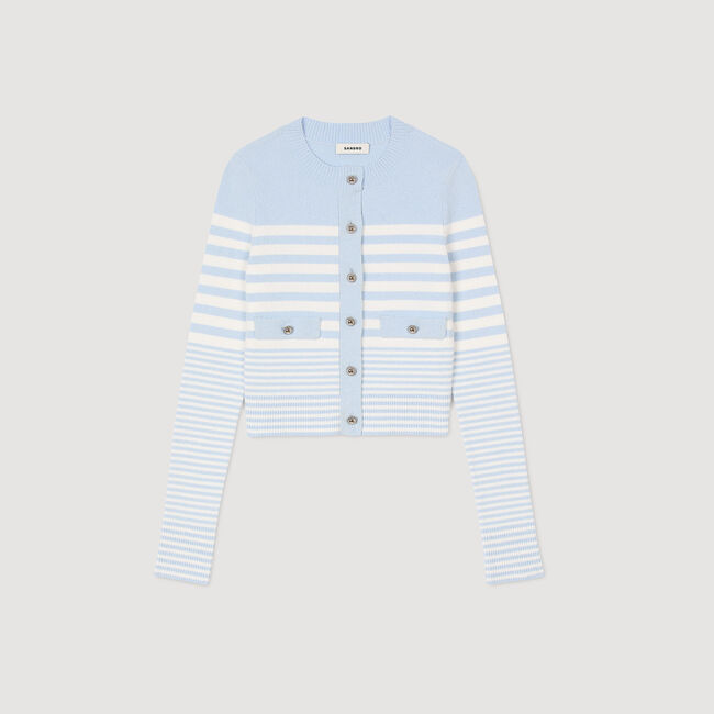 Cardigan a righe