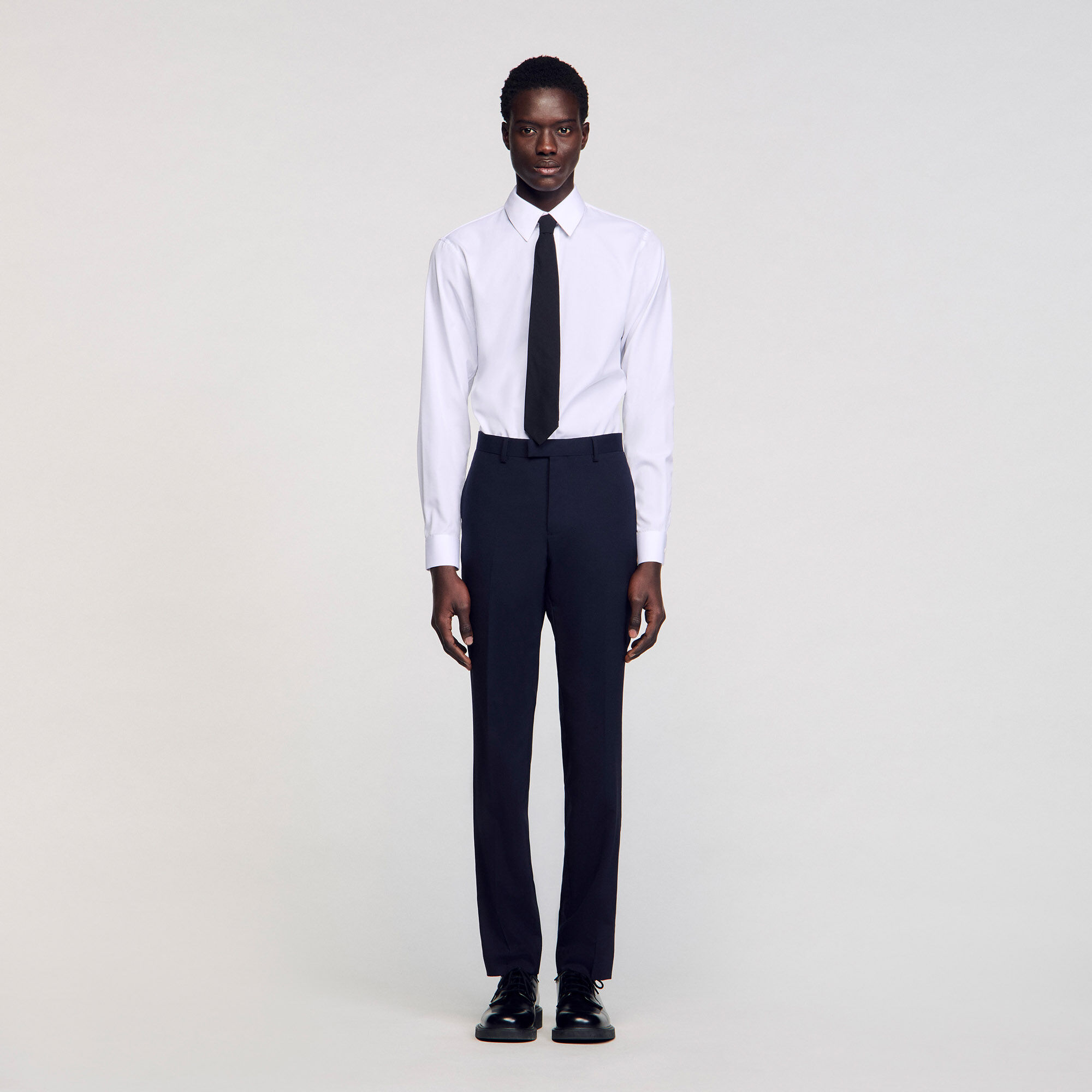 Pantaloni da completo classici in lana