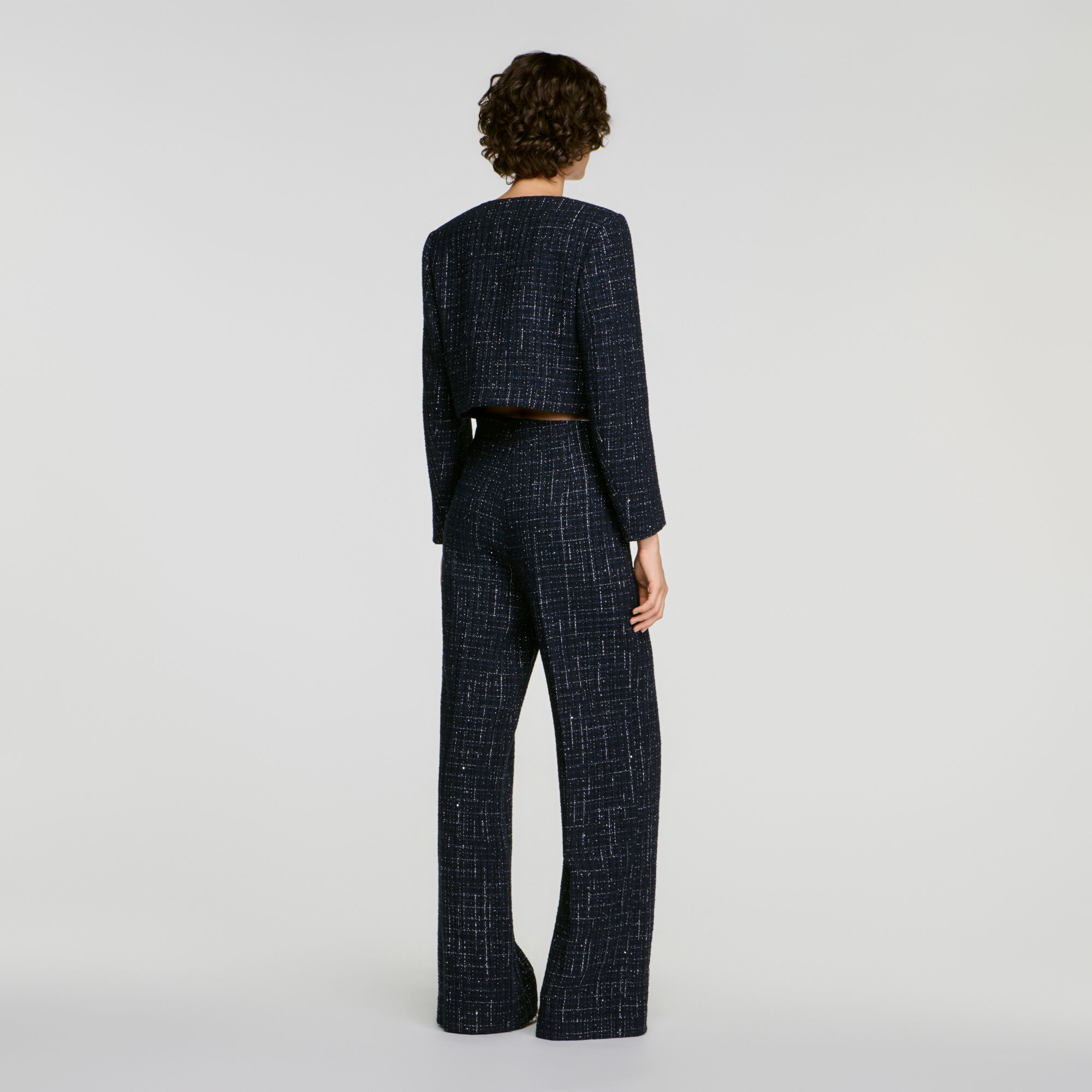 Giacca in tweed fantasia - Donna | Sandro
