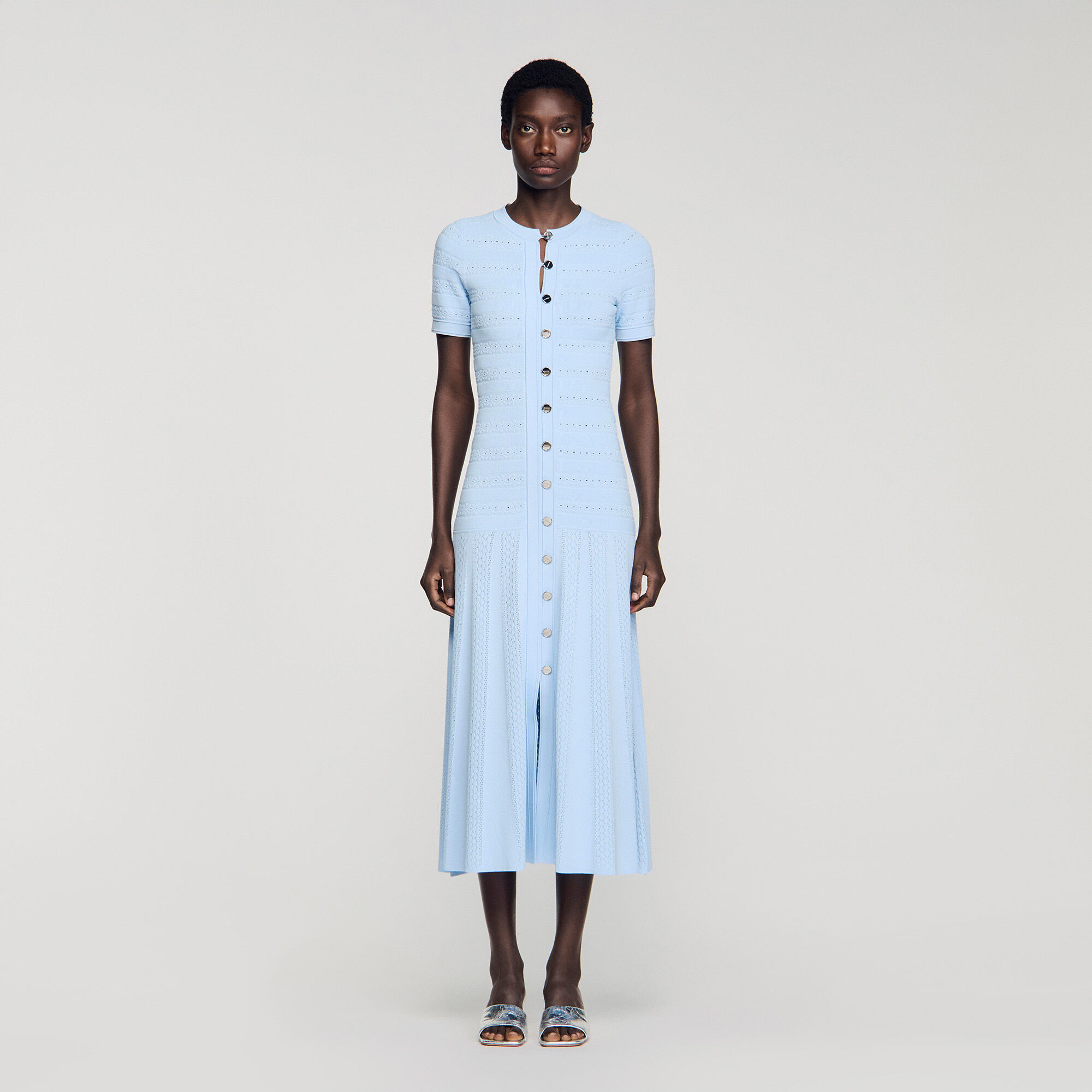 Abito lungo in maglia