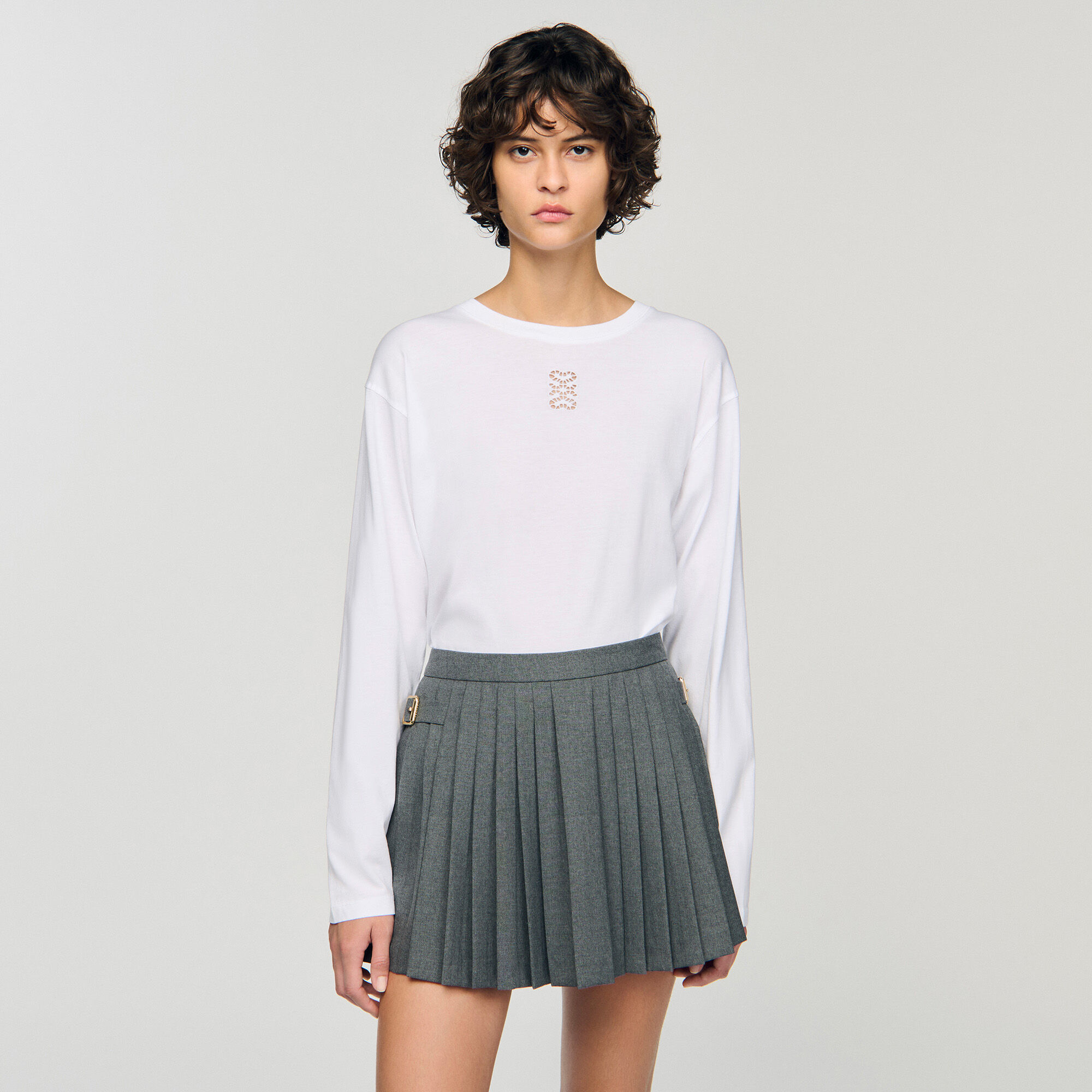 T-shirt con ricamo