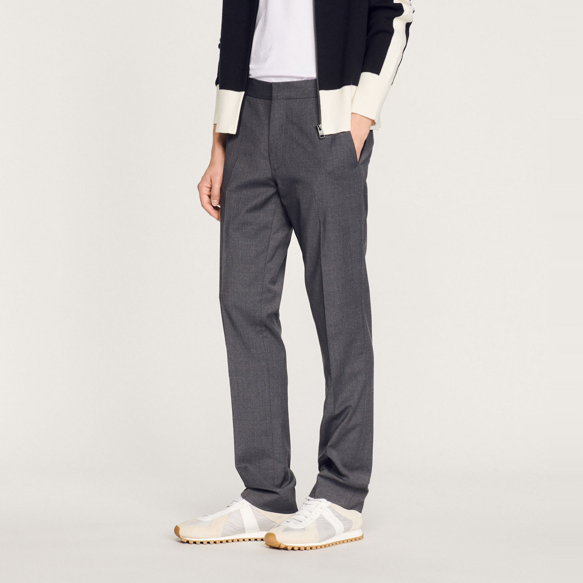 Pantaloni in lana vergine
