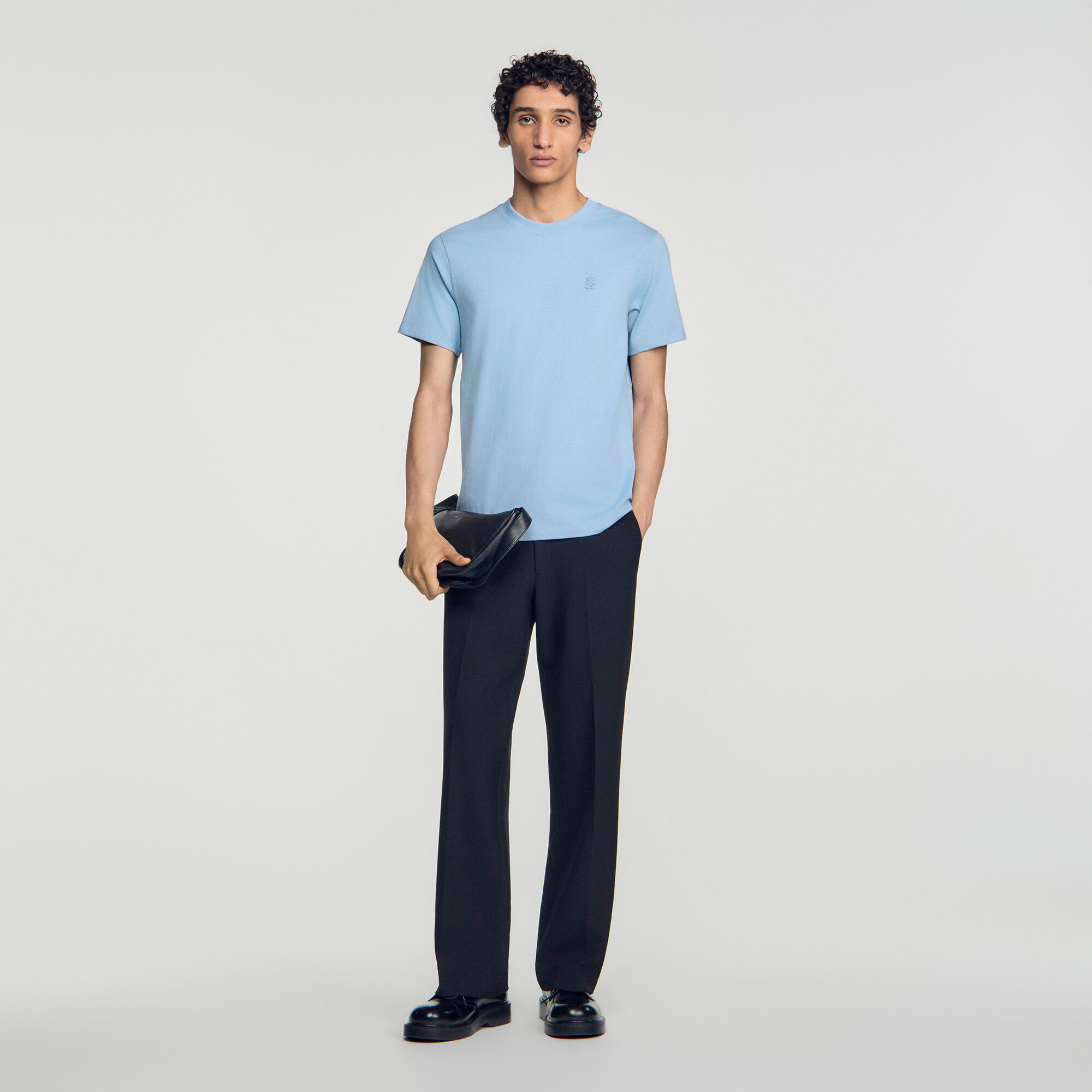 T-shirt in cotone con logo