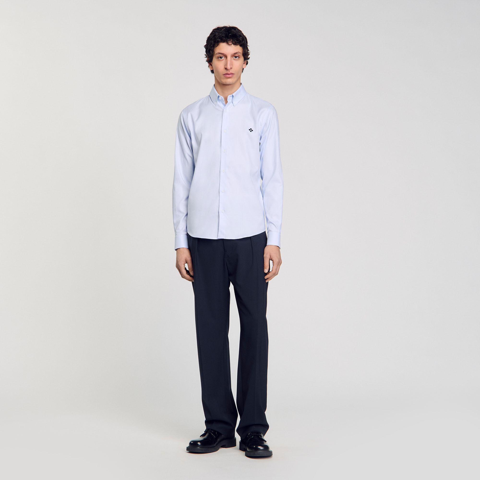 Camicia con patch cross