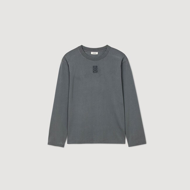 T-shirt con ricamo