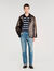 Maglione polo a righe
