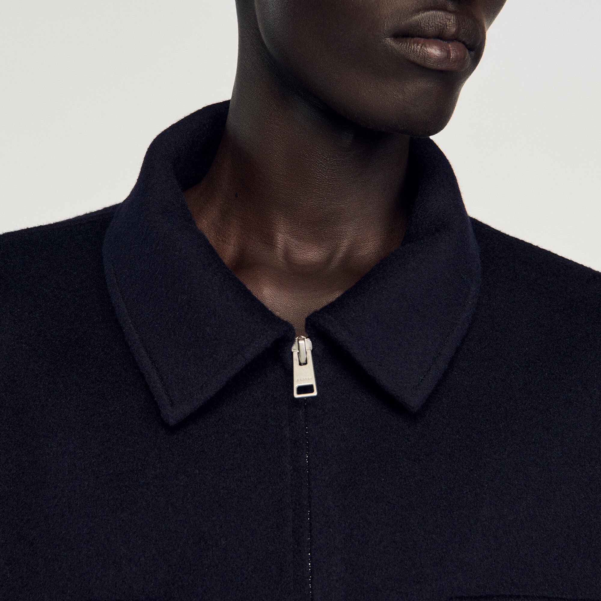 Overshirt con zip