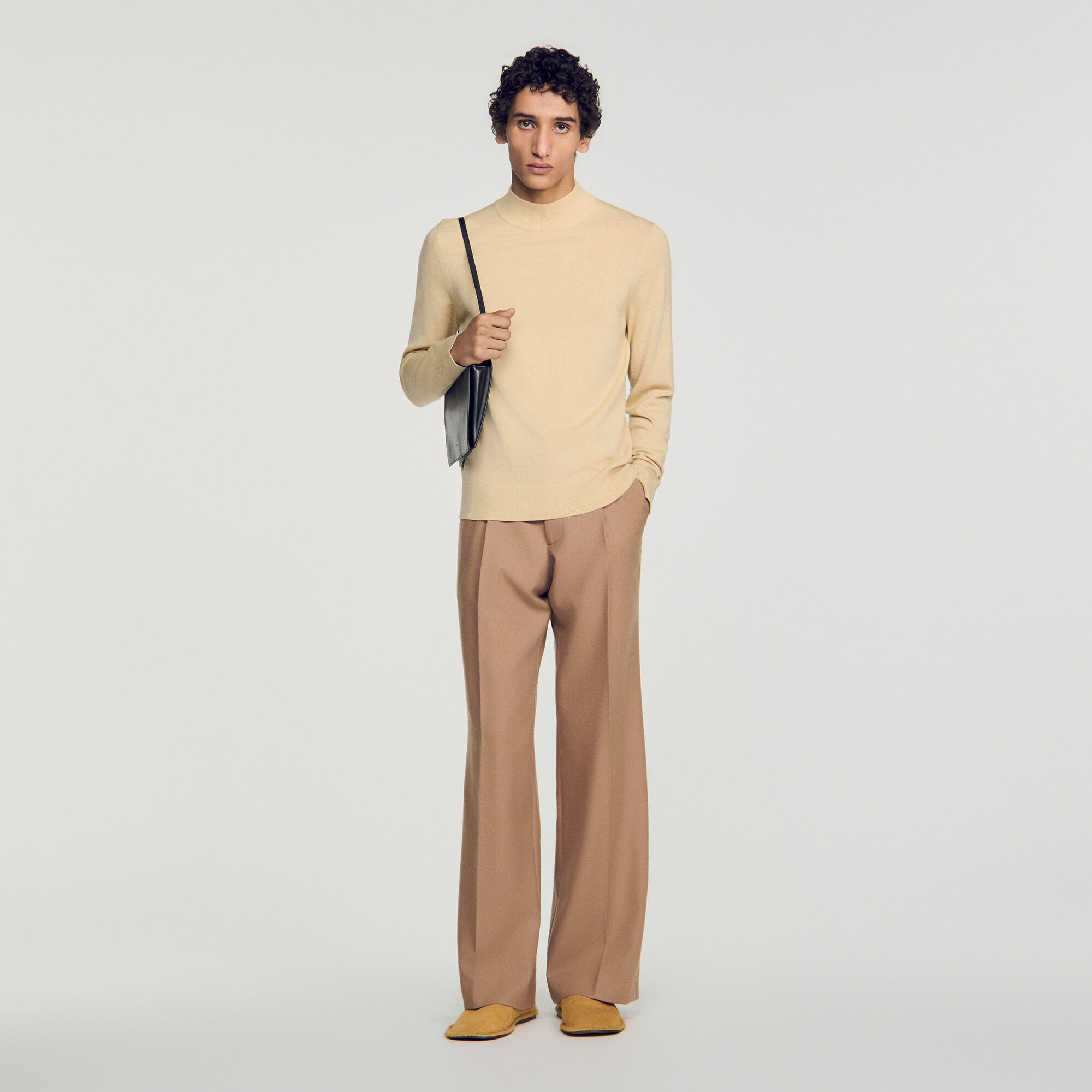 Maglione in lana a collo alto - Uomo | Sandro