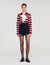 Short sartoriale con volant