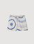 Shorts con stampa a spirali