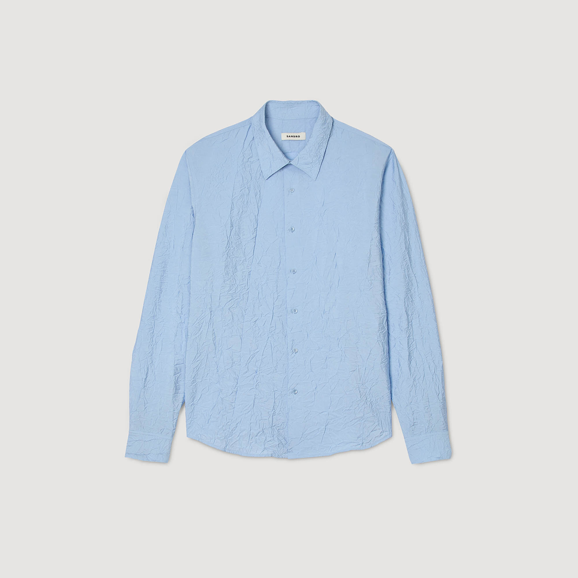 Camicia effetto stropicciato
