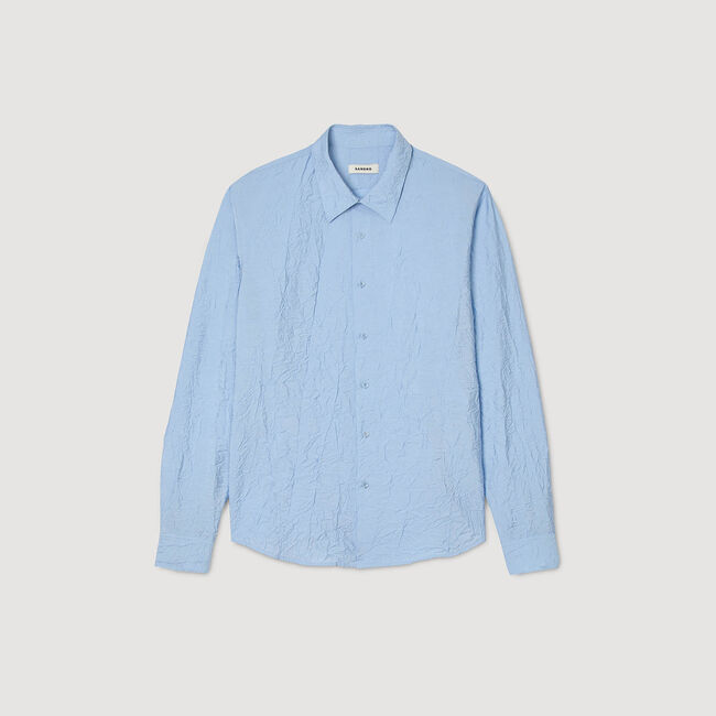 Camicia effetto stropicciato
