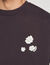 Felpa oversize con fiore