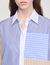 Camicia a righe mix stampe a righe