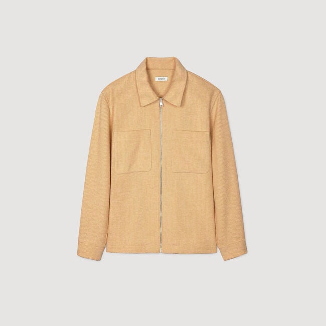 Overshirt in velluto a coste