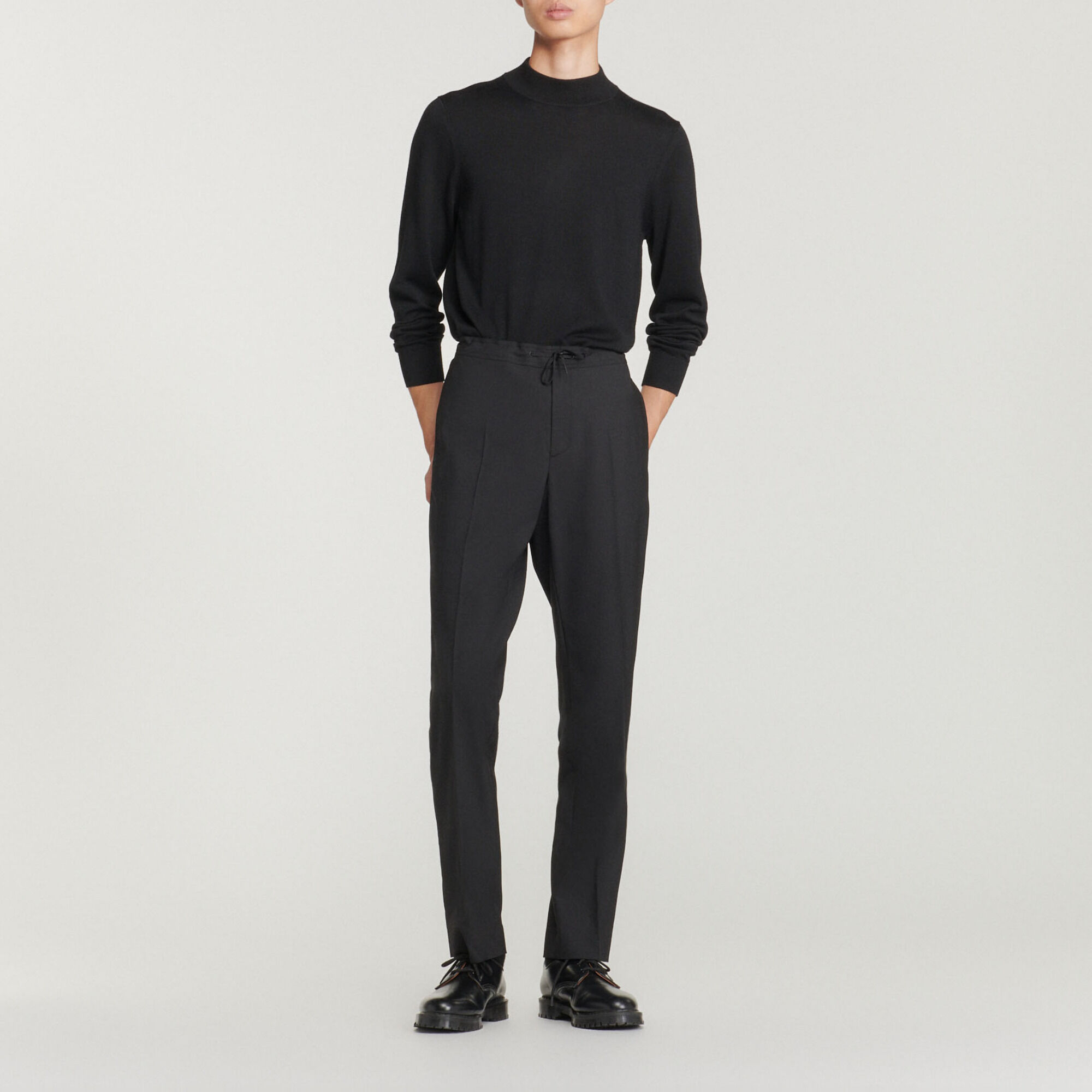 Pantaloni con elastico in vita