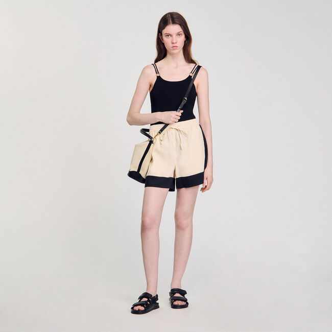 Body in maglia con dettaglio bijou