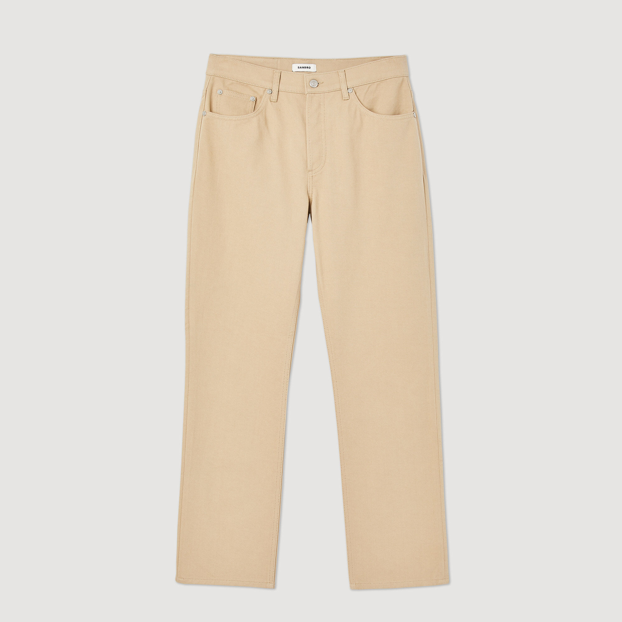 Jeans dritti in cotone