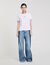 T-shirt in cotone con ricamo