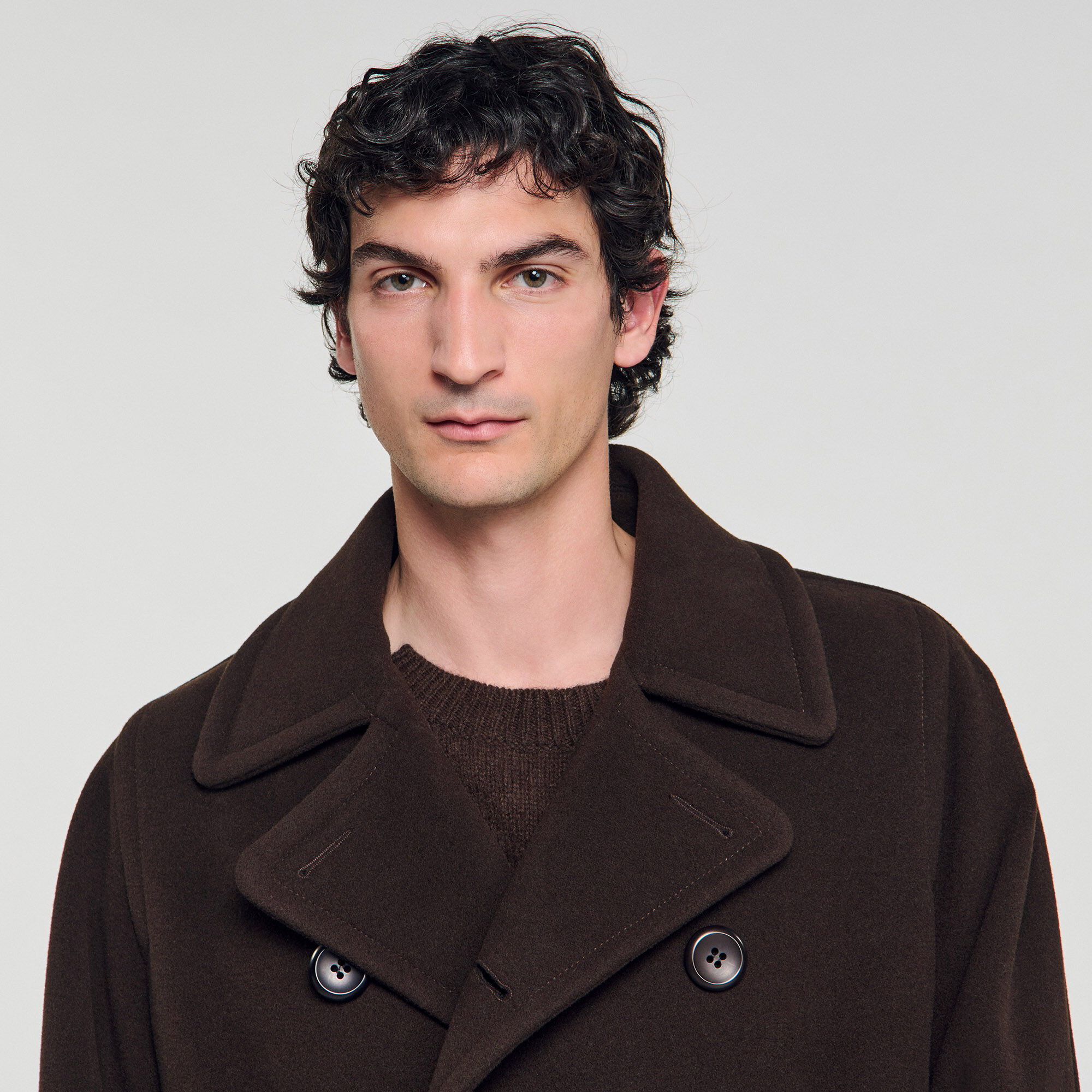 Cappotto doppiopetto lana cachemire