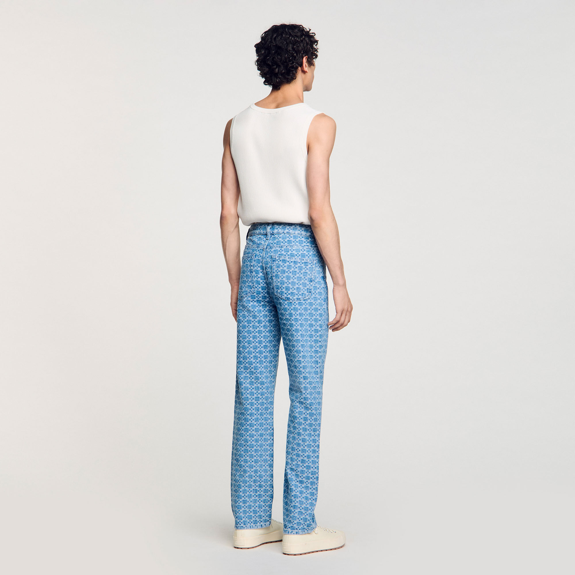 Jeans regular square cross
