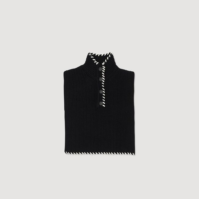Colletto in maglia