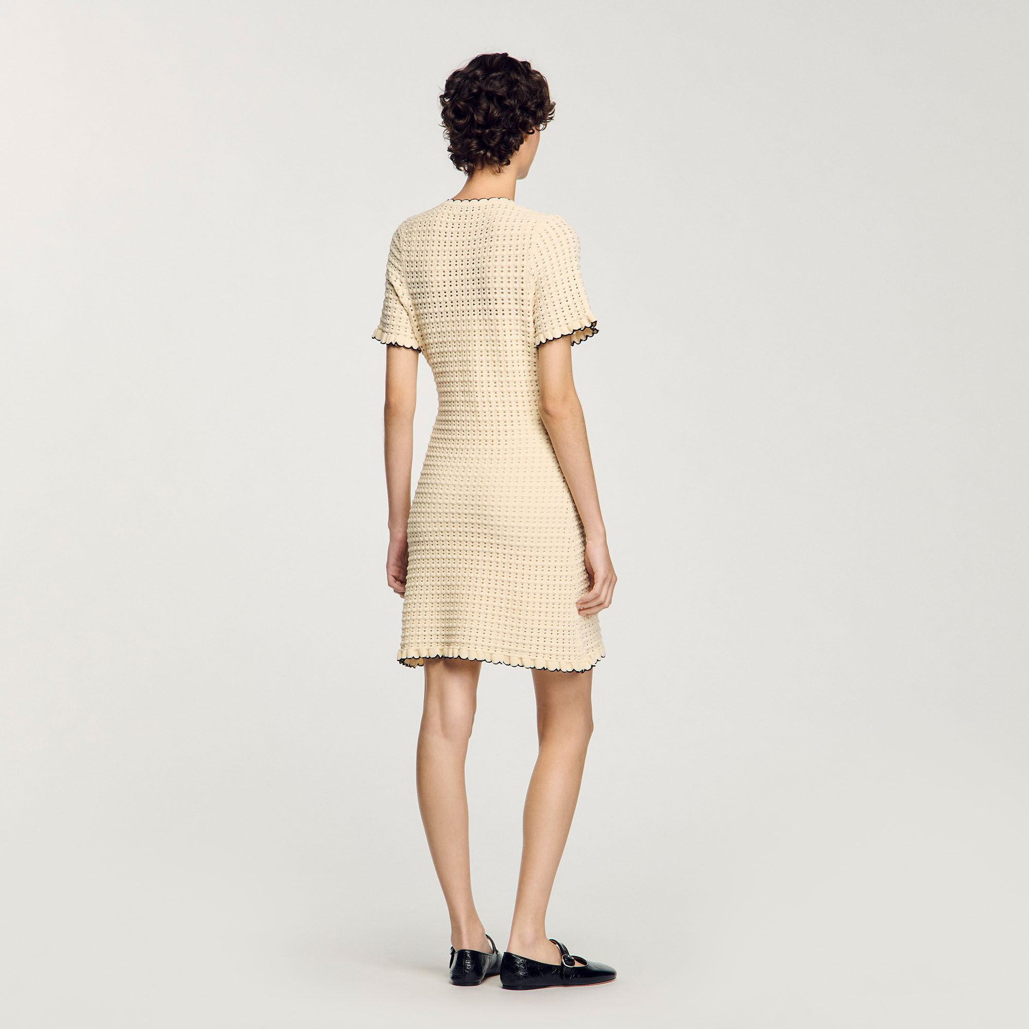 Abito corto in maglia