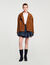 Giubbotto in scamosciato oversize