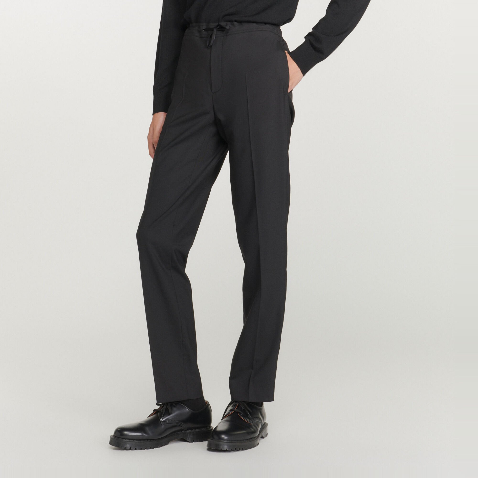 Pantaloni con elastico in vita