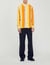 Camicia fluida a righe a maniche lunghe