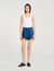 Shorts in denim glitterati
