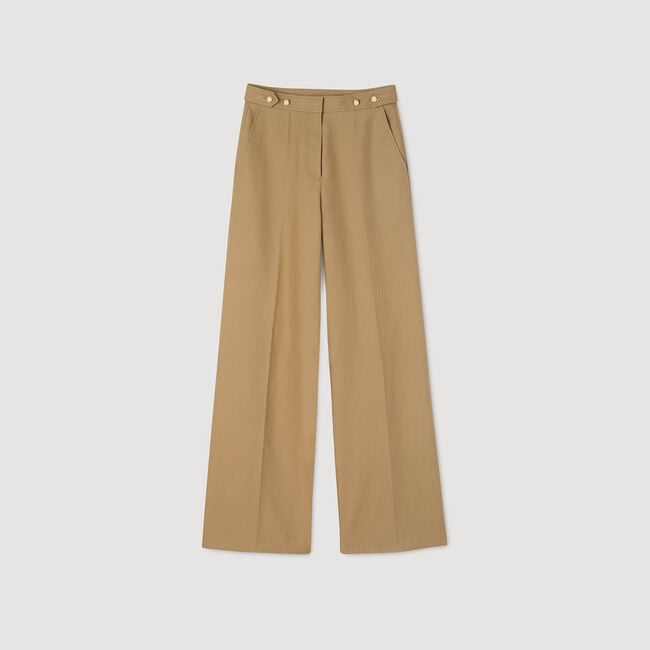 Pantaloni sartoriali in cotone