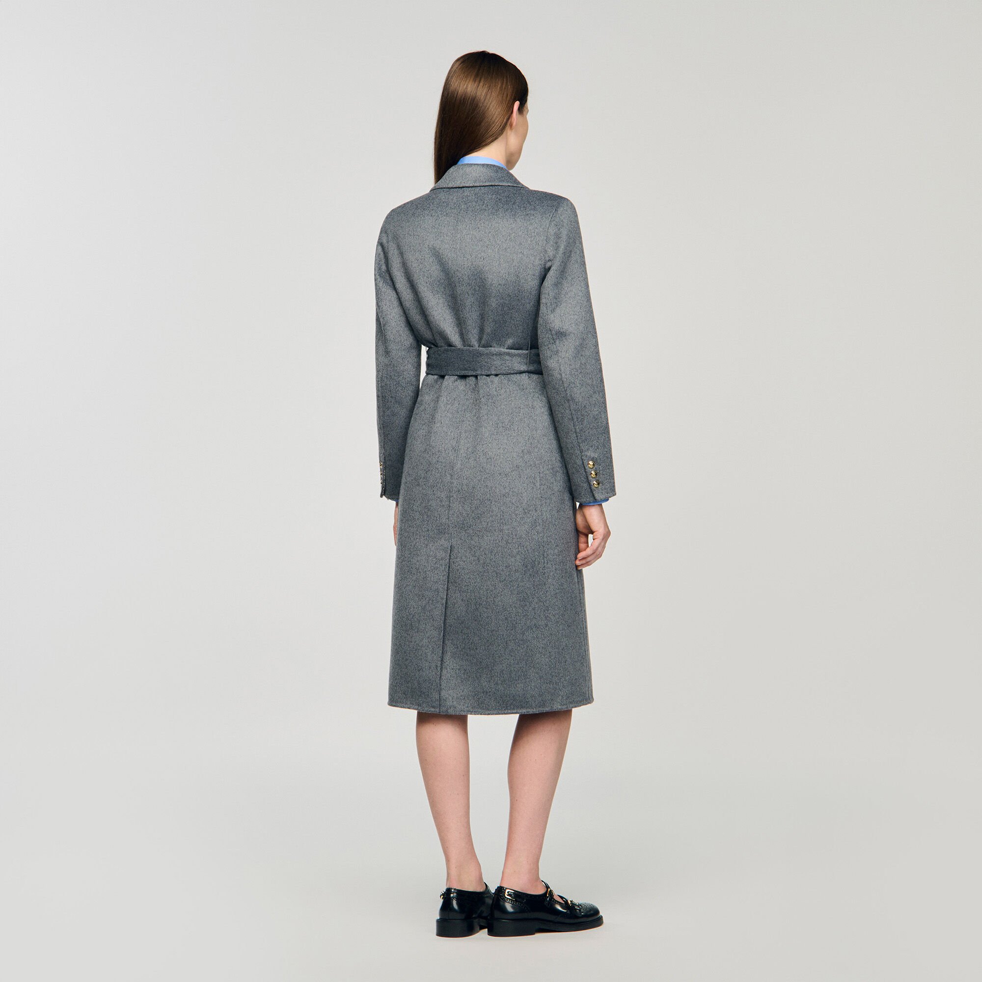 Cappotto a quadri double face