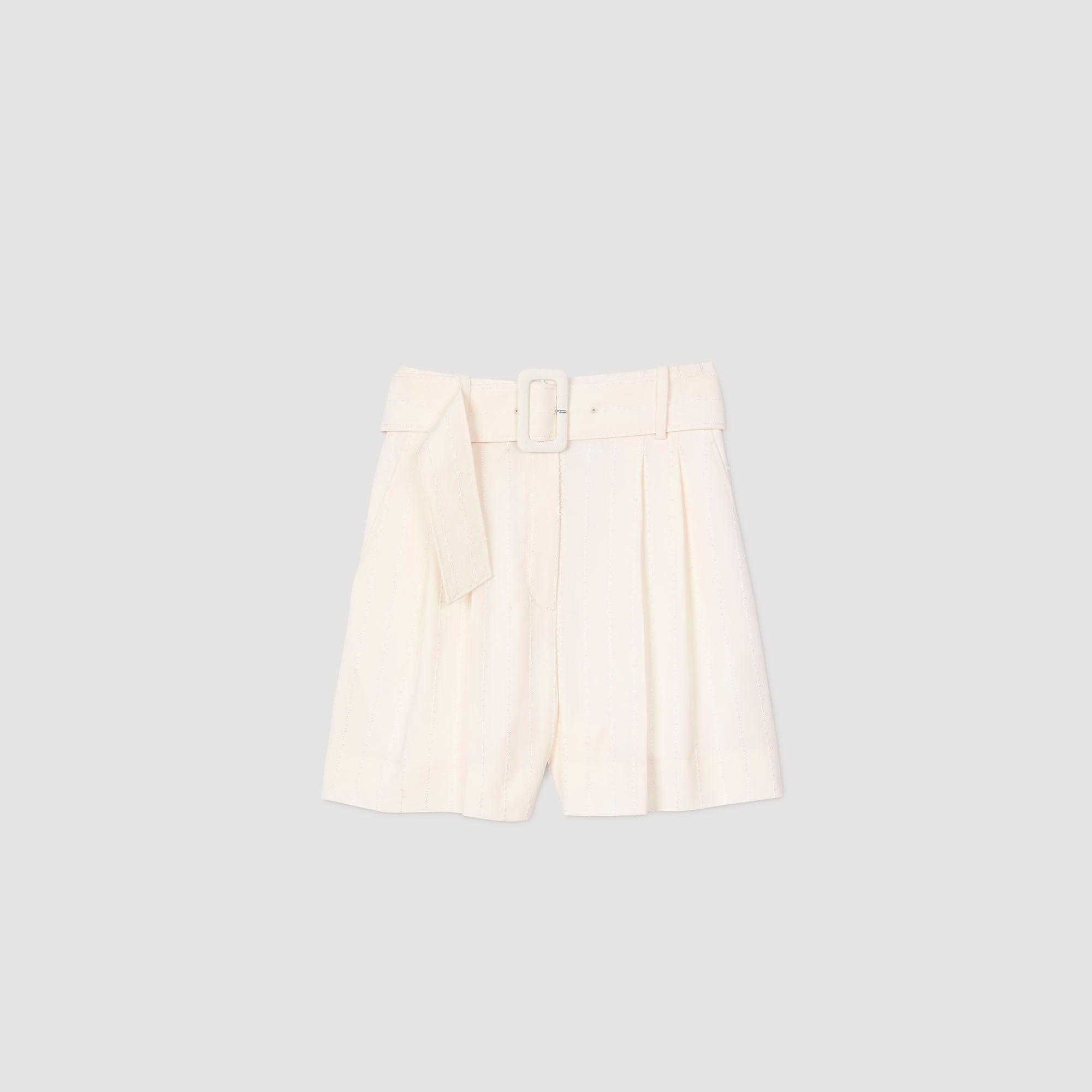 Shorts a vita alta con lustrini