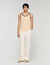 Canottiera in cotone con patch