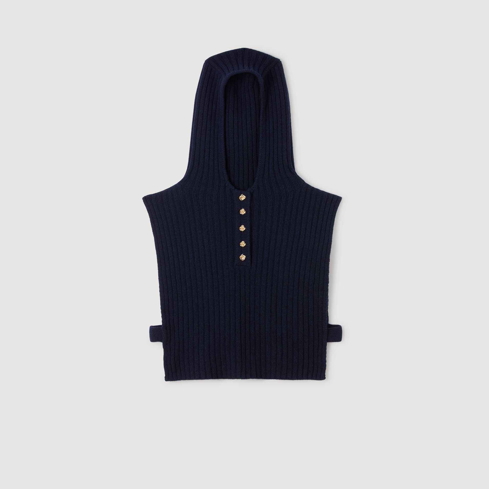 Colletto maglione con cappuccio