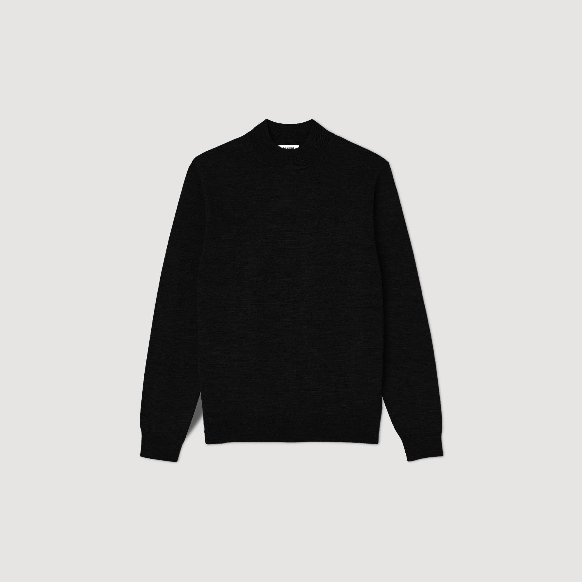 Pullover con collo a lupetto