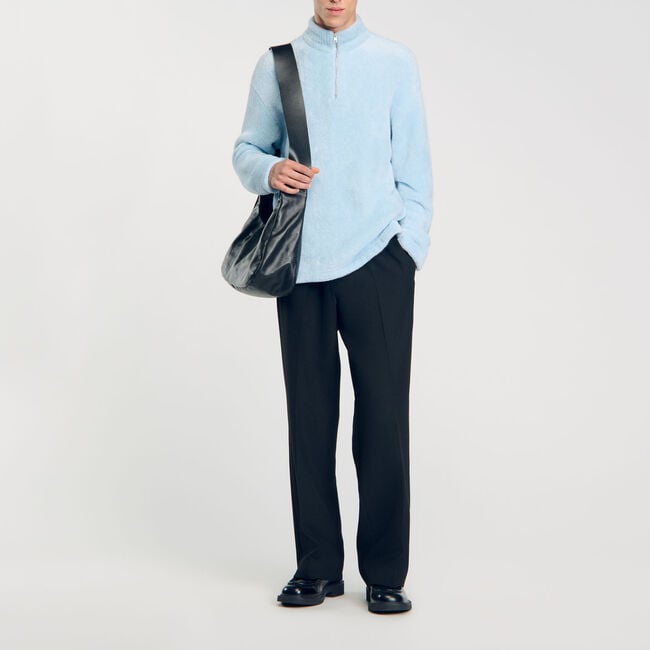 Maglione in pile boucl&eacute; - Uomo | Sandro
