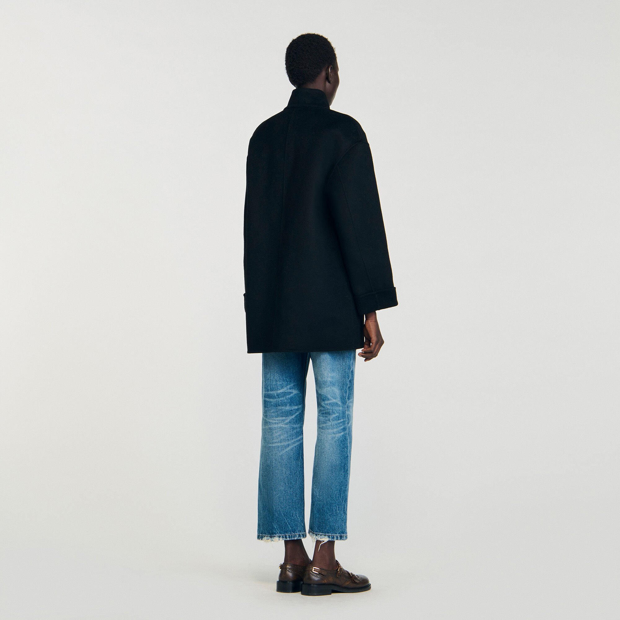 Cappotto caban oversize