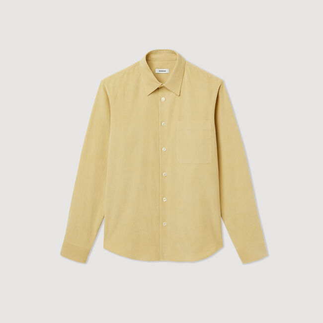 Camicia in velluto a coste