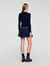 Cardigan corto con colletto polo