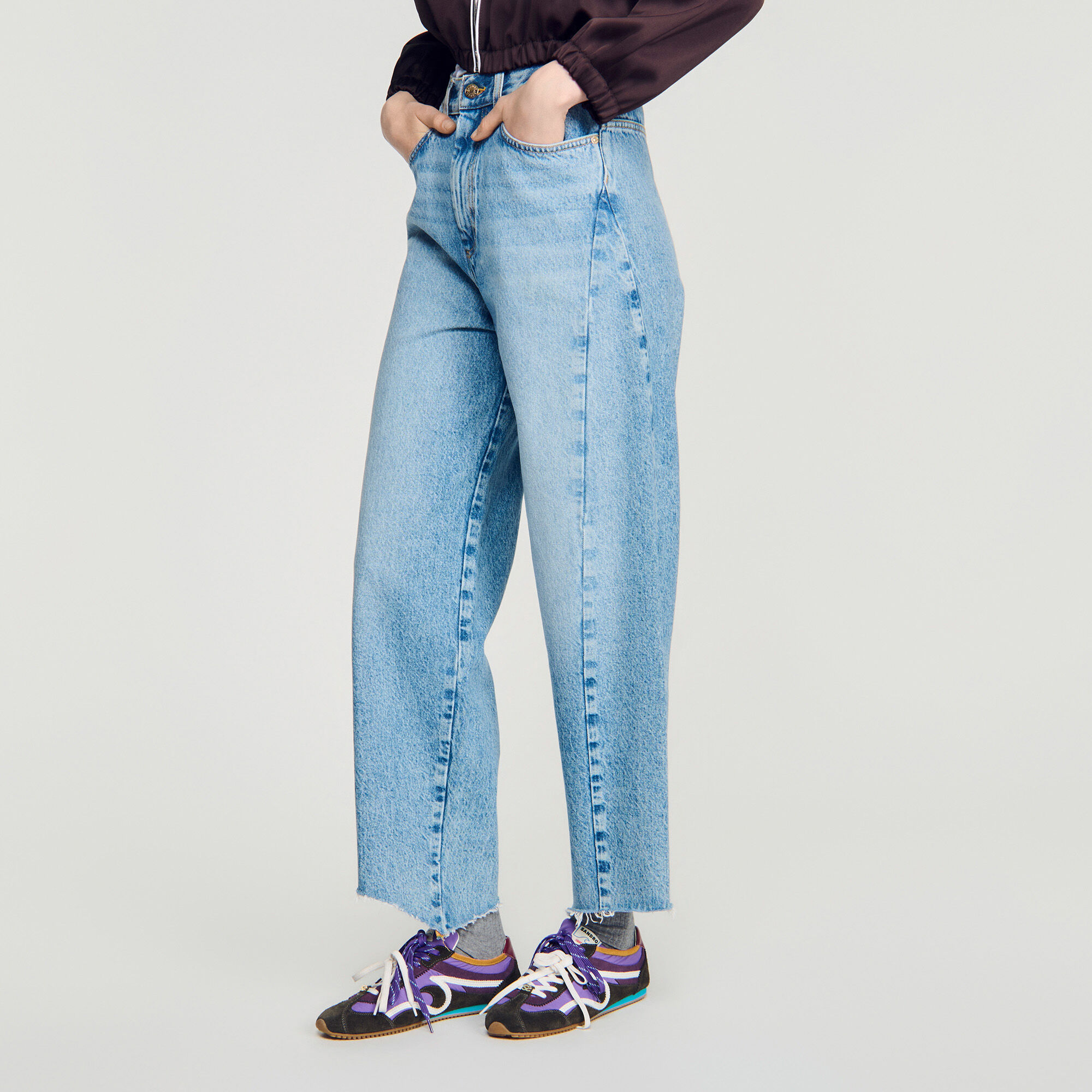 Sneakers Light Wave mix materiali - Donna | Sandro