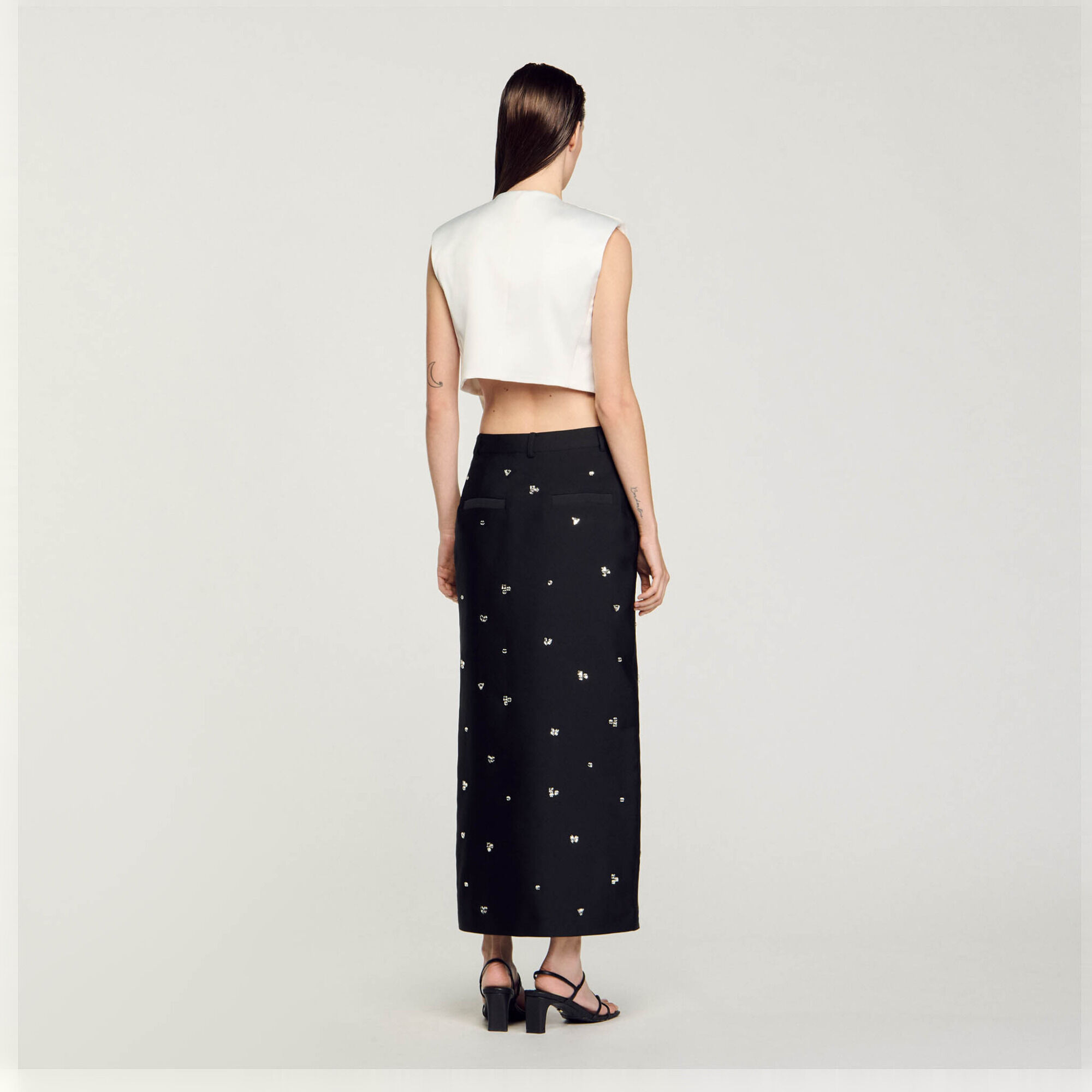 Top corto in raso - Donna | Sandro