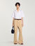 Camicia con colletto in crochet