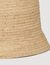 Cappello in crochet di rafia