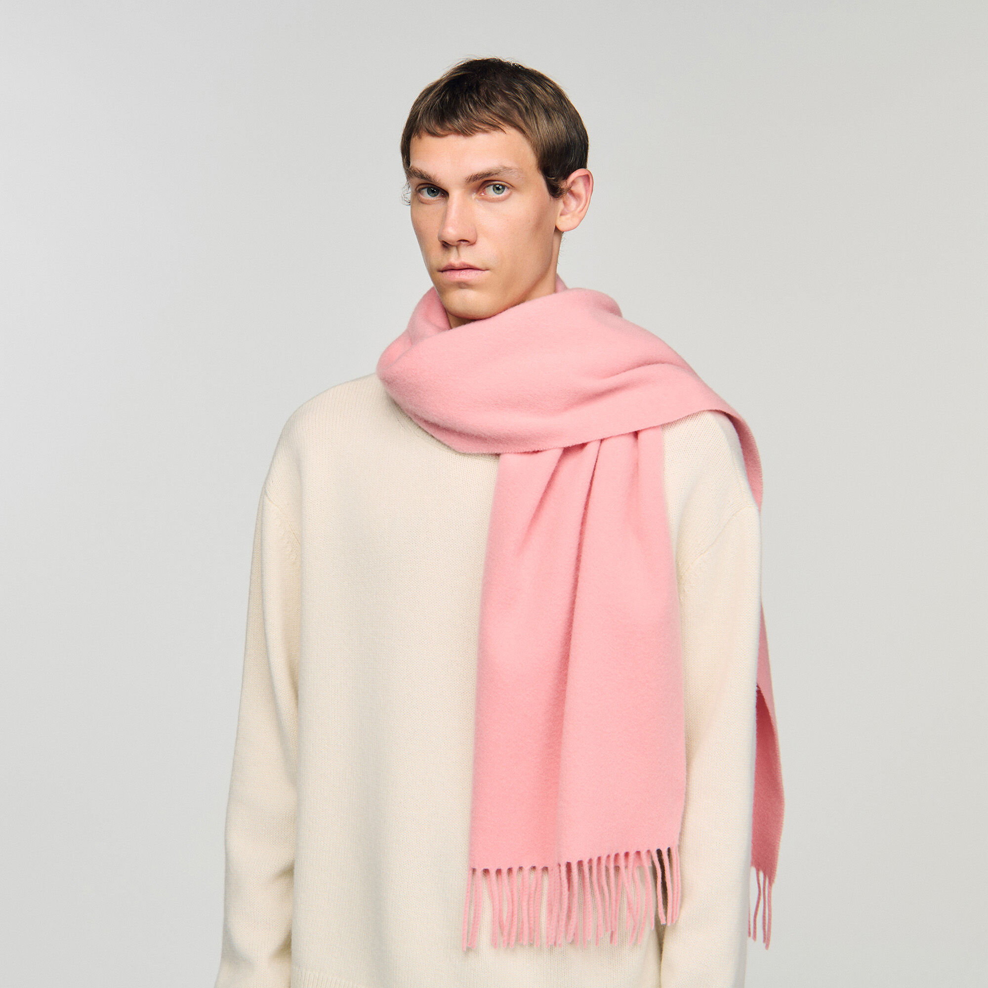 Sciarpa in lana e cashmere